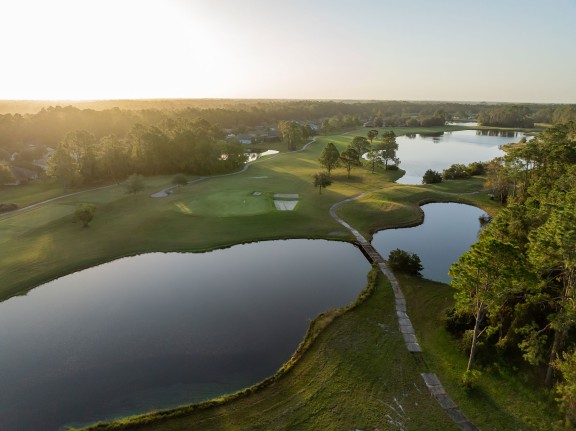 Golf Course aerial view