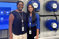 Students and Entrepreneurs at Networking Event